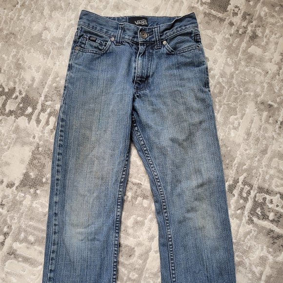Vans Boys Size 8 Denim Jean Pants - Picture 1 of 5